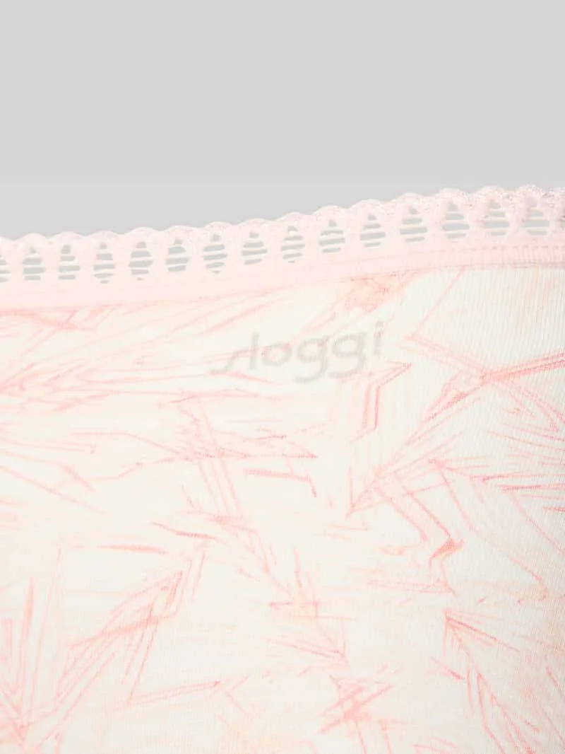 Sloggi slim fit panties met logoprint model 'Go Crush' in set van 3 roze, foto 3