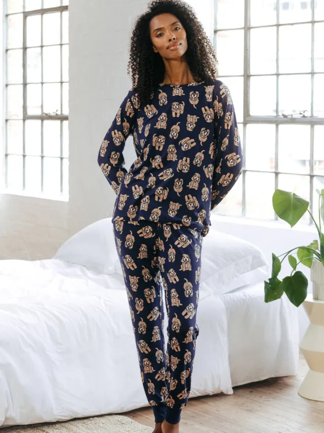 Chelsea Peers pyjama donkerblauw