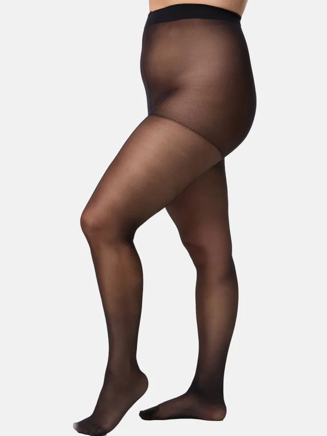 nur die Panty Fit in Shape Grote Maten 40 DEN zwart