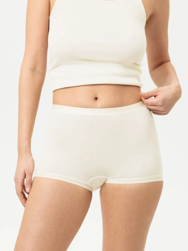 Mey Panty Serie Wool&Silk Wit