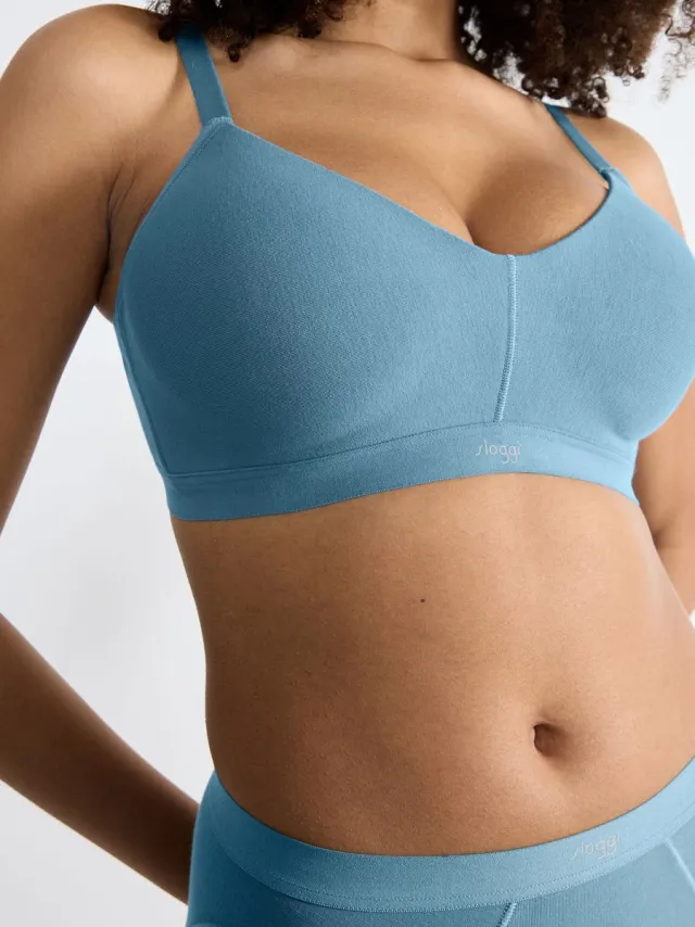 Sloggi T-Shirt-BH EVER Ease blauw