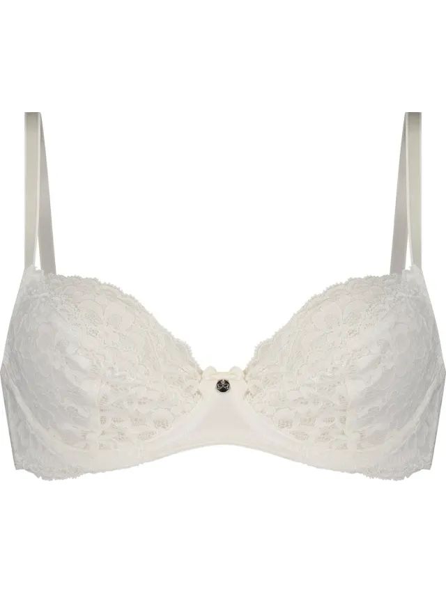 Hunkemöller Marine niet voorgevormde bh Dames wit