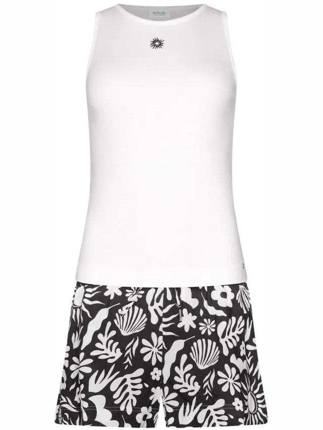 Rebelle MyRebelle - Shortama - Sunveil - Viscose - Zwart/Wit