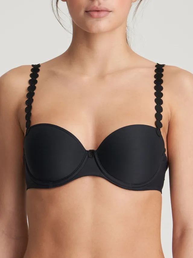 Marie Jo Tom Voorgevormde Balconette Bh 0120829 Charbon - maat EU 75E / FR Zwart