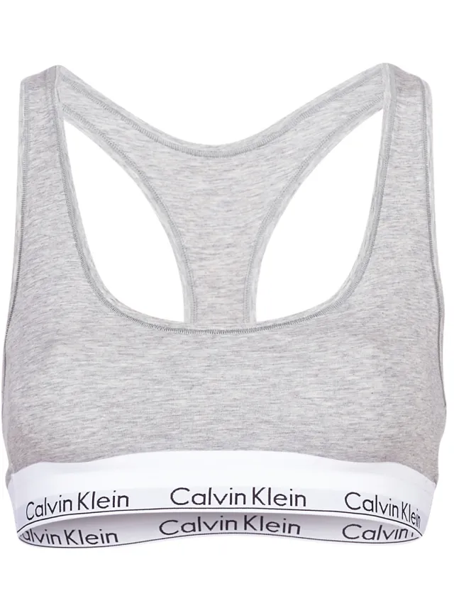 Calvin Klein Bralette Calvin Klein Jeans MODERN COTTON UNLINED BRALETTE Grijs