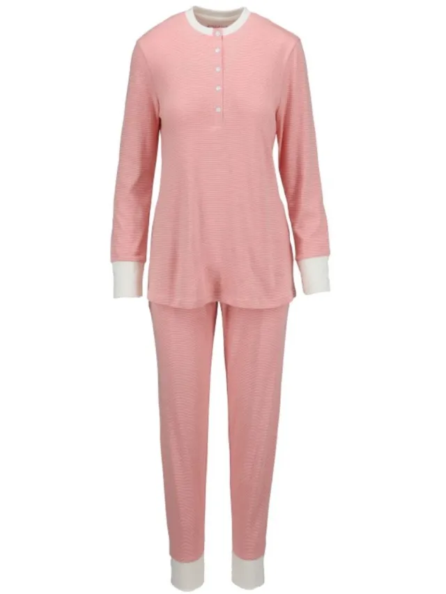 Ringella Katoenen dames pyjama terracotta Ringella - Oranje - Maat - 48