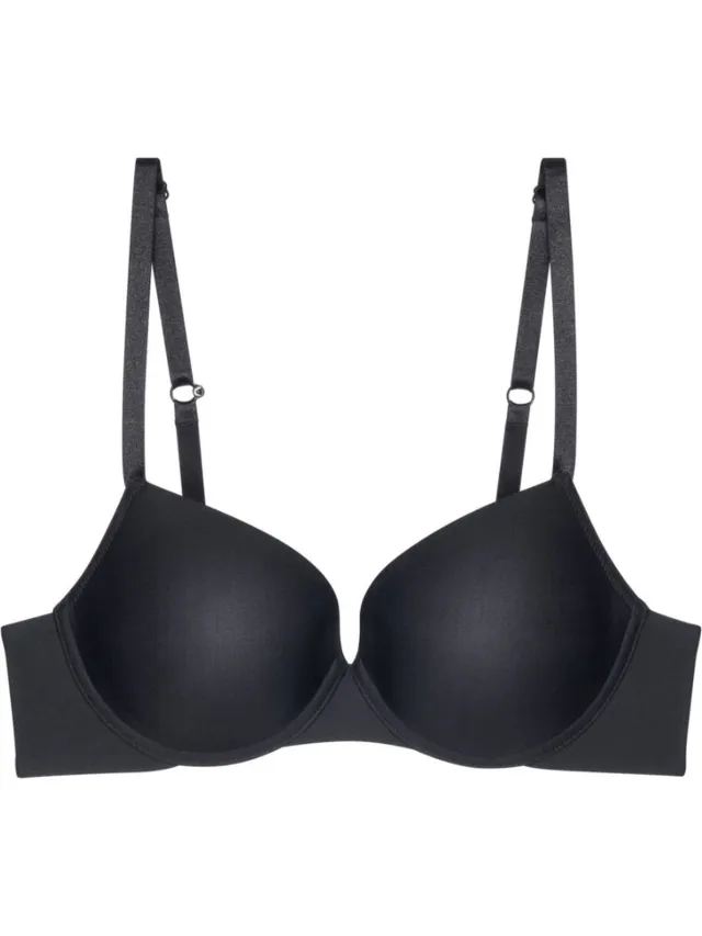 Triumph BH Pure Micro WHP - Racerback bh - Balconette en T-shirt Bh - Naadloze cups - 70C - Zwart