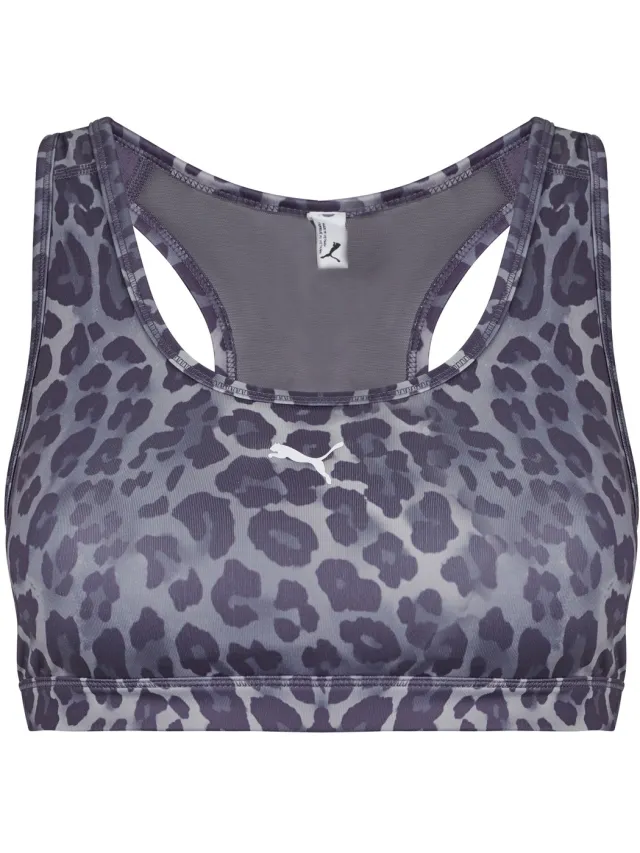 Puma Sport BH Puma 4KEEPS Bra - P - Spotted Haze - MID Grijs