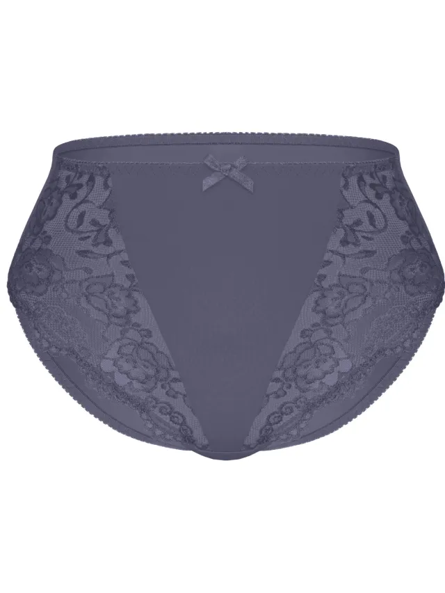 Sassa Mode Classic Lace maxislip donkergrijs, foto 2