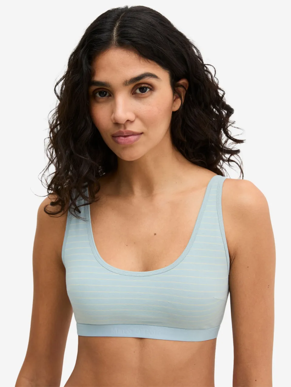 Marc O'Polo Vrouwen Bustier Bio Lichtblauw