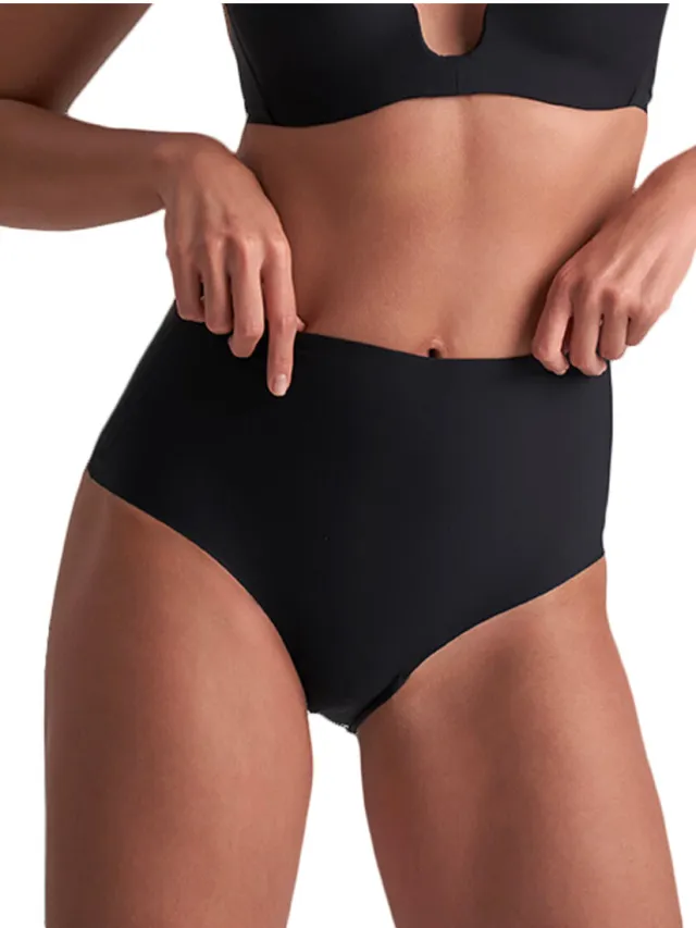 Bye Bra middenhoge slip met lage rug zwart