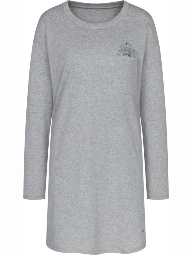 Triumph Nachthemd Nightdress donkergrijs gemêleerd