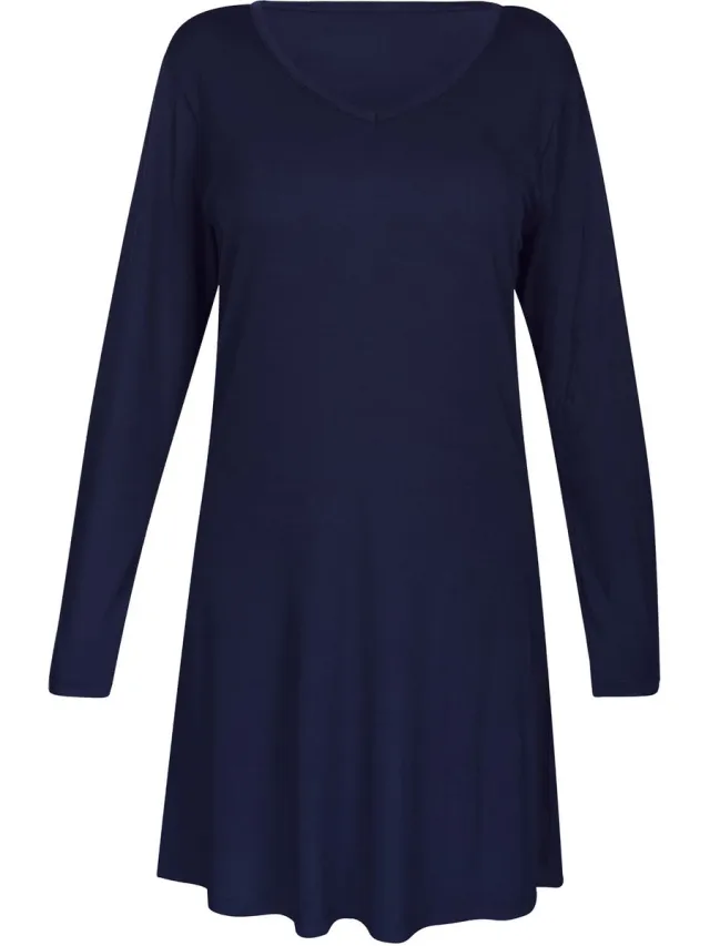 Sassa Nachtjapon Casual Comfort Strepen marine