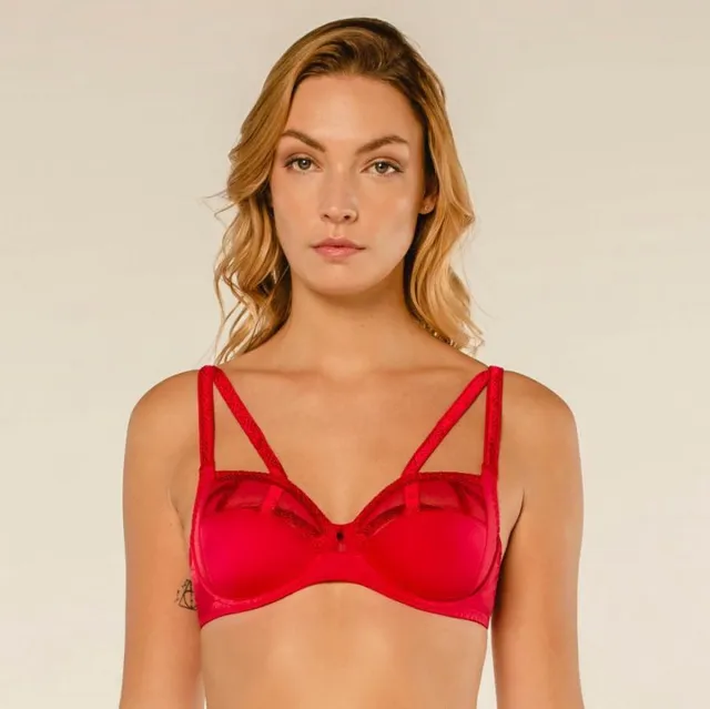 Louisa Bracq Serie Beugel Bh 47101 471 ROUGE A LEVRE - maat EU 115B / FR Rood