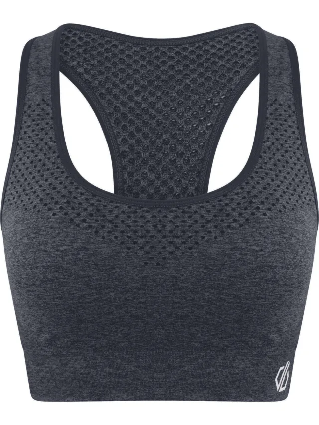 Dare 2b Vrouwen/dames Dont Sweat It Sportbeha (Ebbenhout) Donkergrijs