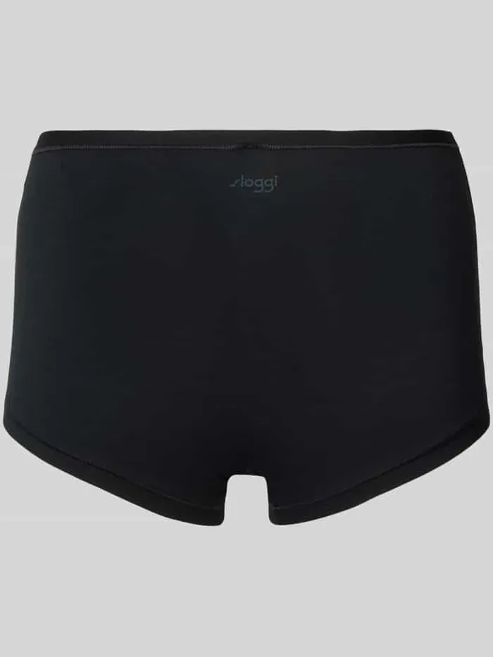 Sloggi Broek met labelprint in een set van 3 stuks, model 'GO DAILY' zwart, foto 2