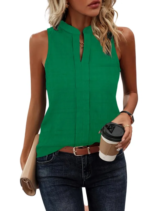 Bovista Topje Dames - Kleding - Shirt - Blouse - Kort - Volwassen - Groen