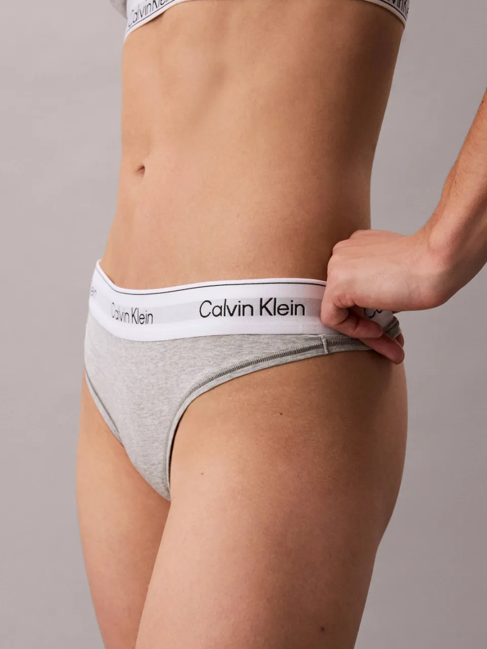 Calvin Klein string grijs, foto 5