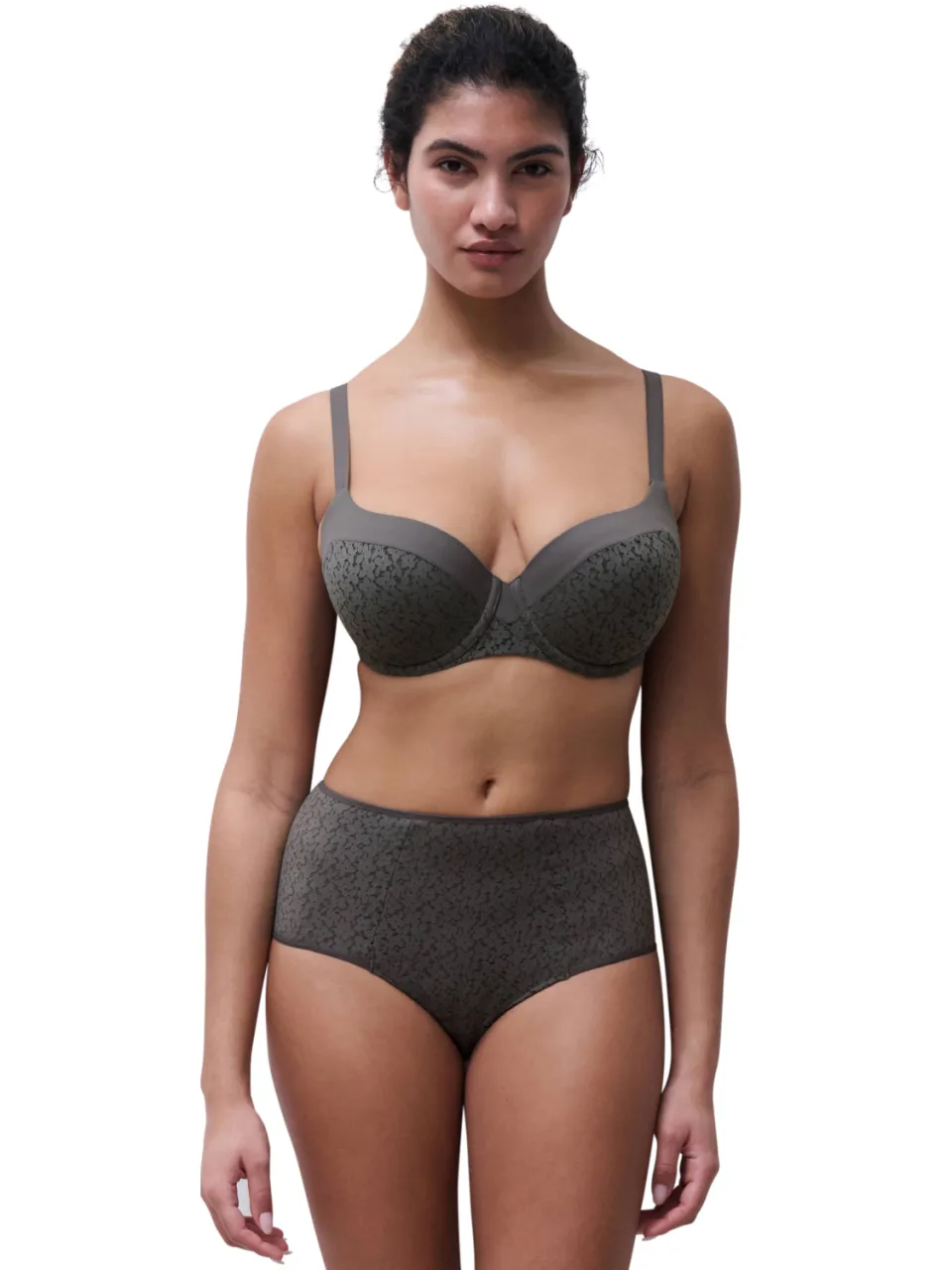 Chantelle EasyFeel Norah T-shirt-bh grijsgroen