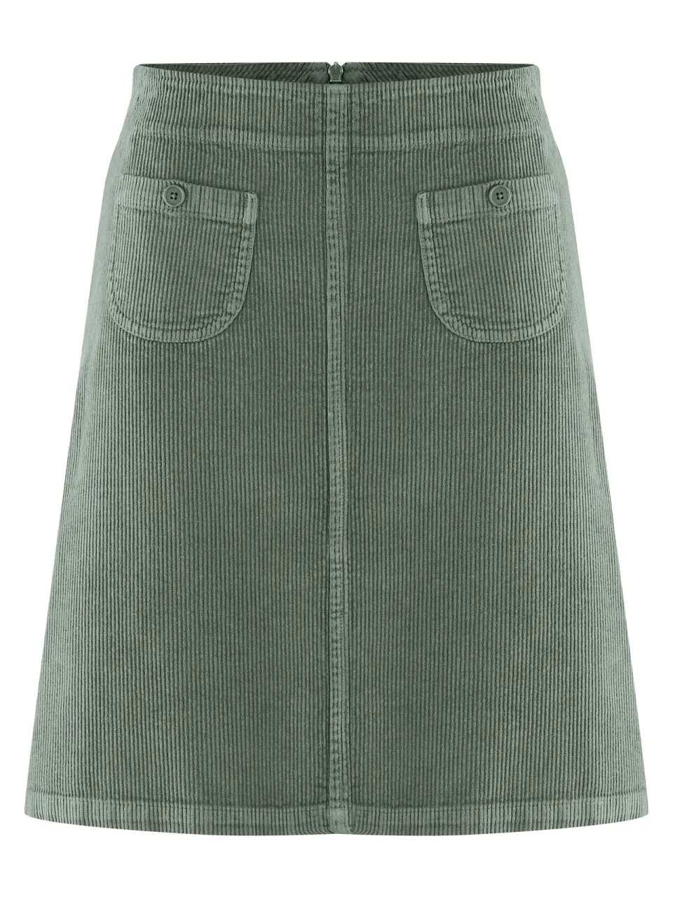 HempAge dames vegan Rok Simple Cord Tijmgroen groen, foto 2