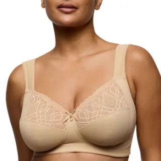 PrimaDonna Salerno bh zonder beugel beige Beige,Wit,Blauw