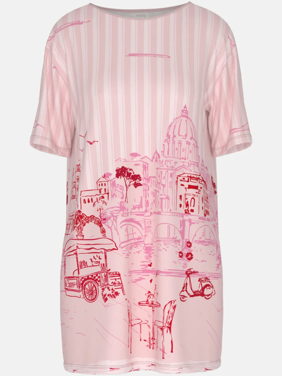 Mey Slaapshirt Serie Be Mine Bonbon Pink, foto 2