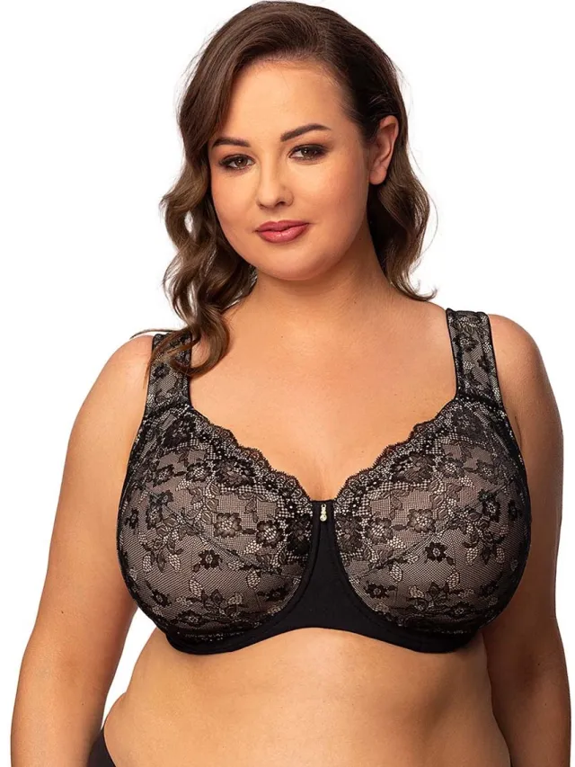 MILENKA ORHIDEJA - softcup beugel BH - zwart