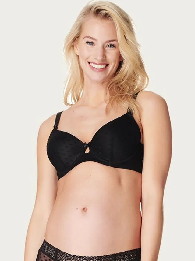 Noppies Deluxe Mesh Black voedingsbh