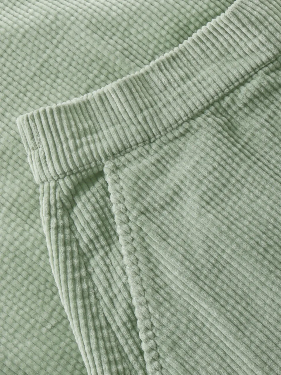 KnowledgeCotton Apparel dames vegan Rok Van Corduroy Met Leliebladmotief groen, foto 2