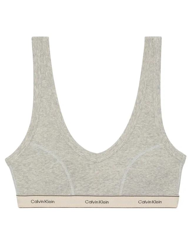 Calvin Klein Heritage-bh voor dames (Grijze Heide) Grijs