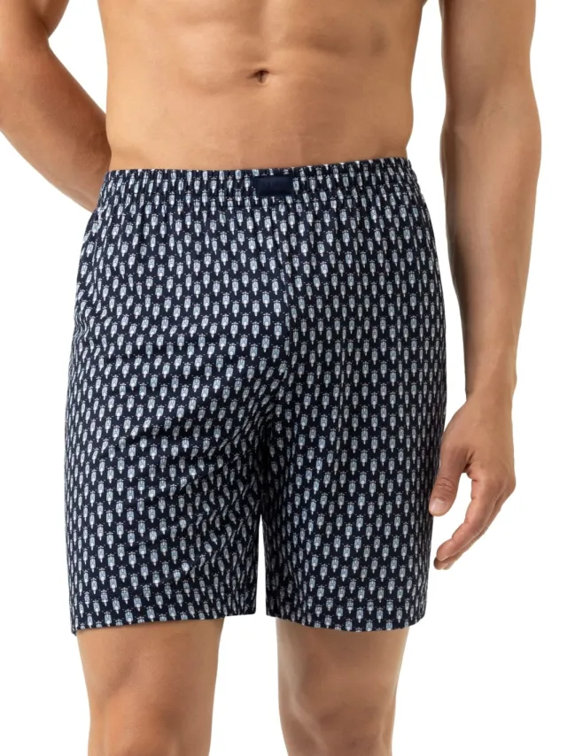 Mey korte pyjamabroek marine
