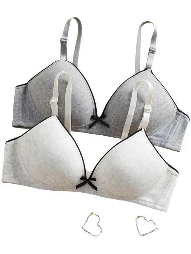 Currero BH Zonder Beugel - Strapless - Zonder Bandjes - Met Voorsluiting - Push-up Bh's - Comfort Beha - Comfortabel - Grote Sluiting Abrikoos + Groen + Beige