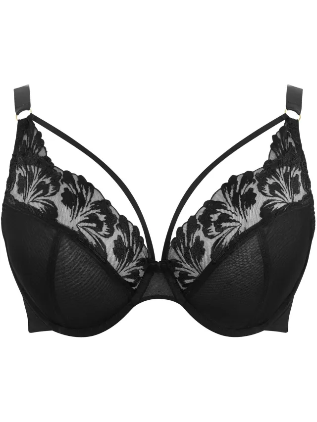 ESOTIQ Jaida Panache - Plungebeha - Zwart - 44E /