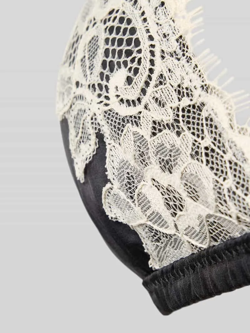 Jake*s Casual bh met delicate sierapplikatie van kant zwart, foto 3