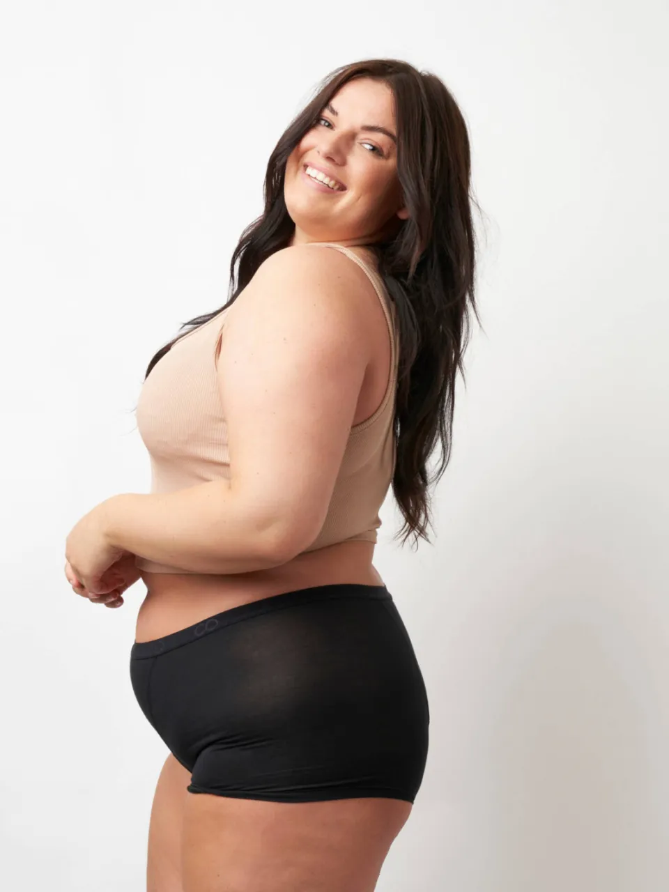 Moodies Undies extra sterk/nacht absorberende boyshort menstruatieslip zwart, foto 5
