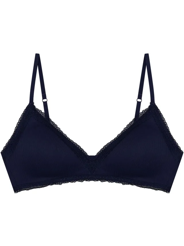 ESOTIQ Bloovii Collige - Beha - Marineblauw - Zonder beugels