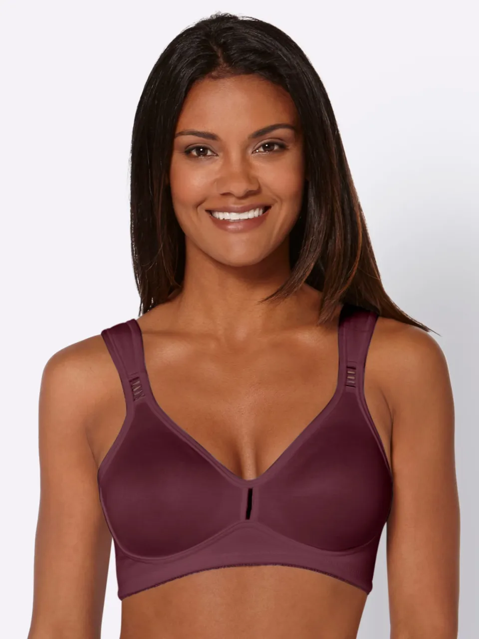 comfortbeha zonder beugel bordeaux