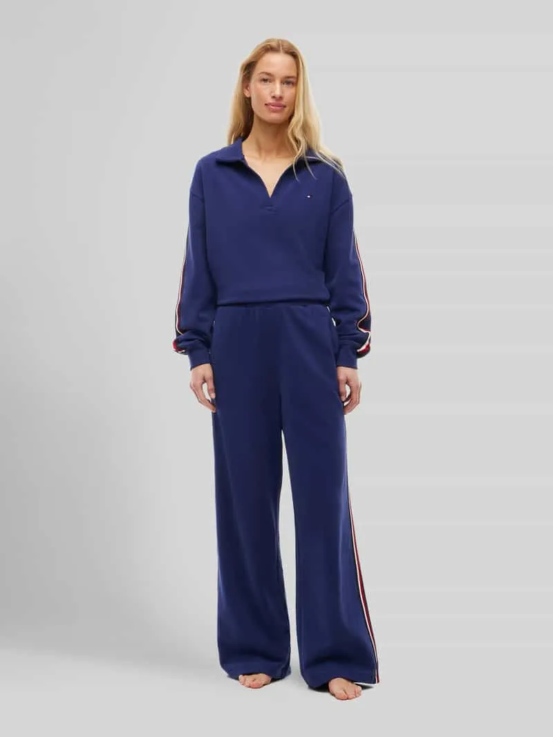 Tommy Hilfiger relaxed fit lounge-broek van puur katoen Blauw