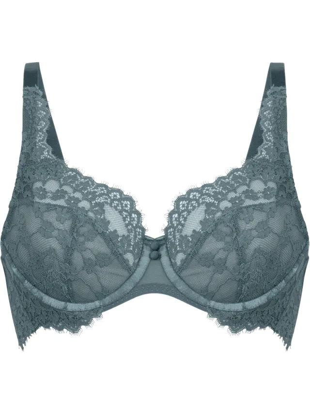 Hunkemöller Dames Lingerie Niet-voorgevormde beugel bh Daisy - Blauw
