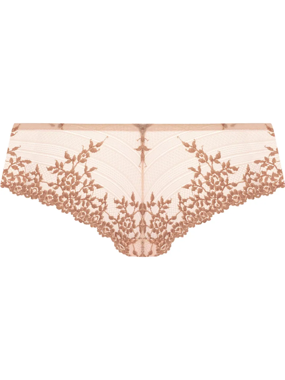 Wacoal Embrace tanga wit lichtbruin, foto 2