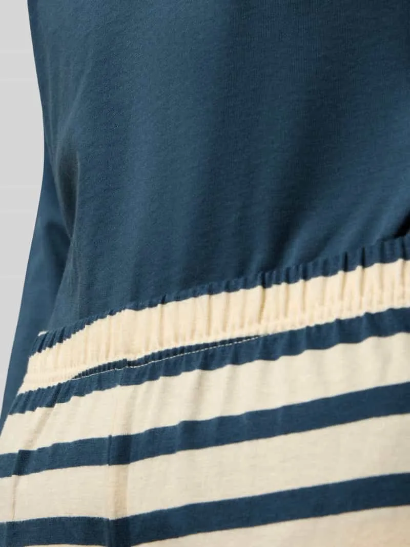 Schiesser Regular fit pyjamaset van puur katoen donkerblauw, foto 2