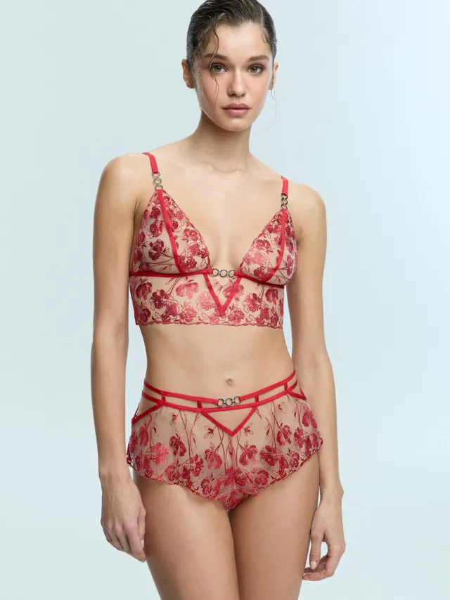 Penti Bloemige Kanten Bralette Veelkleurig