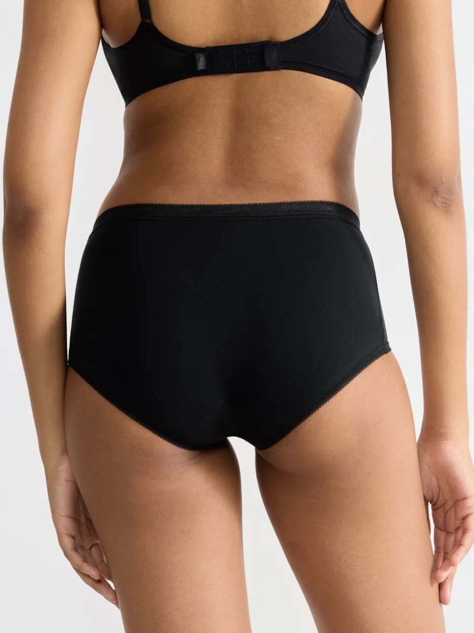 Sloggi Basic+ midislip (set van 4) zwart, foto 5