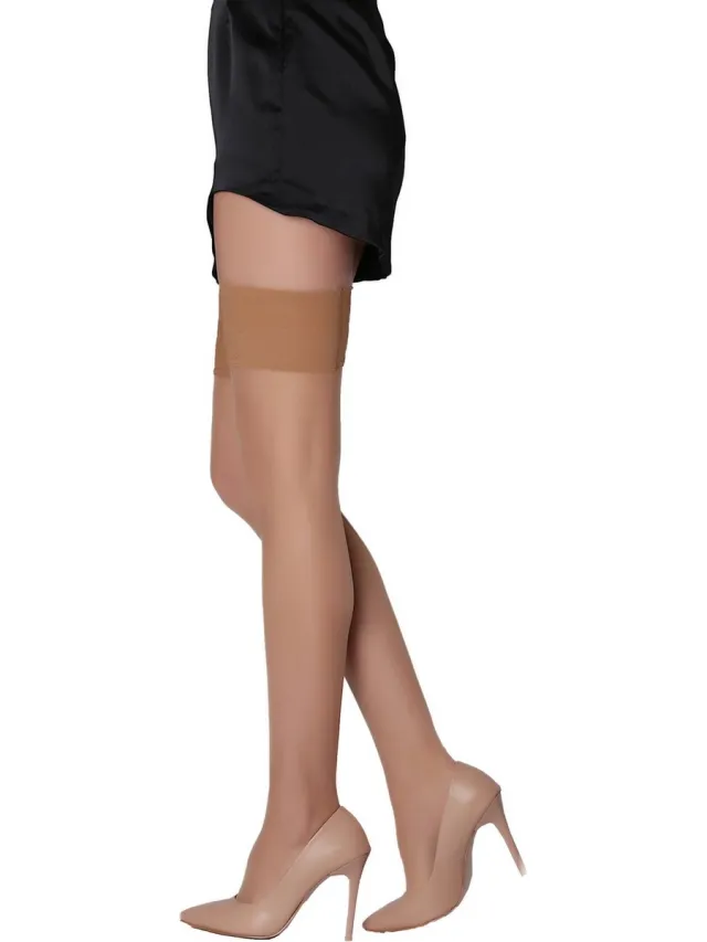 Daymod Line Exclusieve Stay-Ups Kousen 20 Denier - HUID - Maat One size