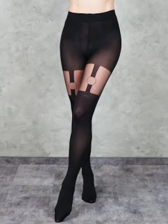 Chantal Thomass fantasie panty zwart