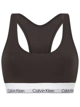 Calvin Klein Modern Cotton Naturals Bralette bruin Bruin,Zwart