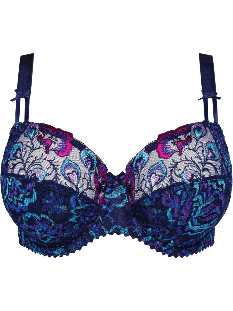 PrimaDonna San Angel niet-voorgevormde beugel-bh donkerblauw, foto 2