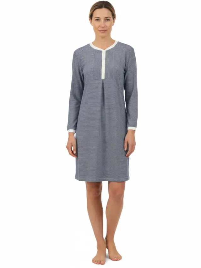 Ringella Comfortable – Nachtkleed – 6511016 – Night Blue – Blauw