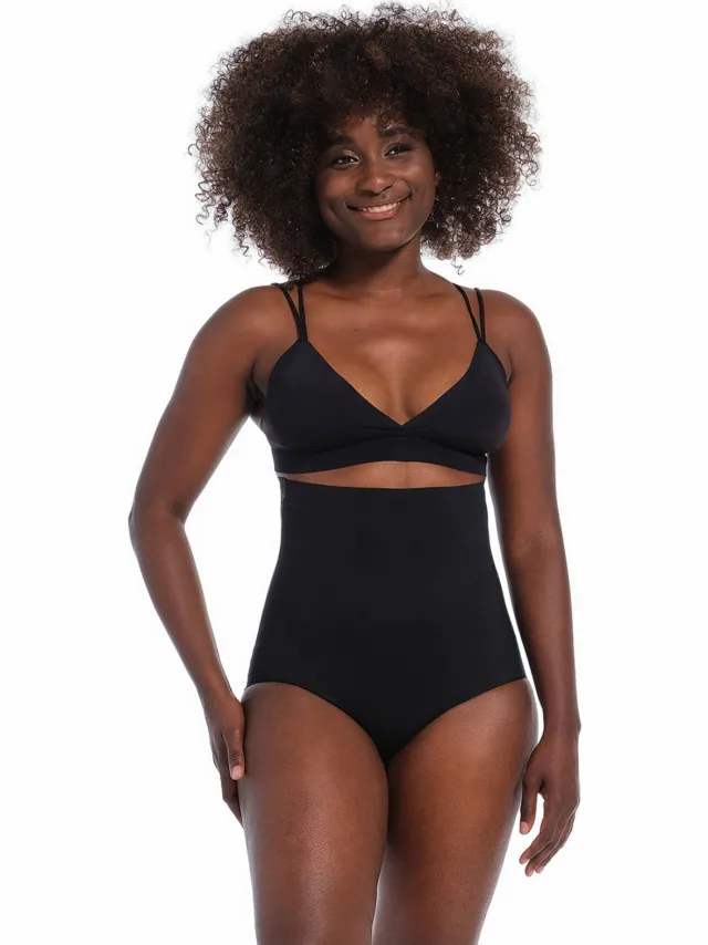 MAGIC Bodyfashion seamless high waist sterk corrigerende slip Maxi Sexy Hi zwart