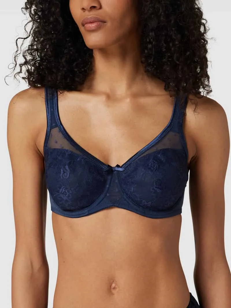 Lascana Beugelbeha van kant en microvezel model 'Nuance' donkerblauw, foto 4